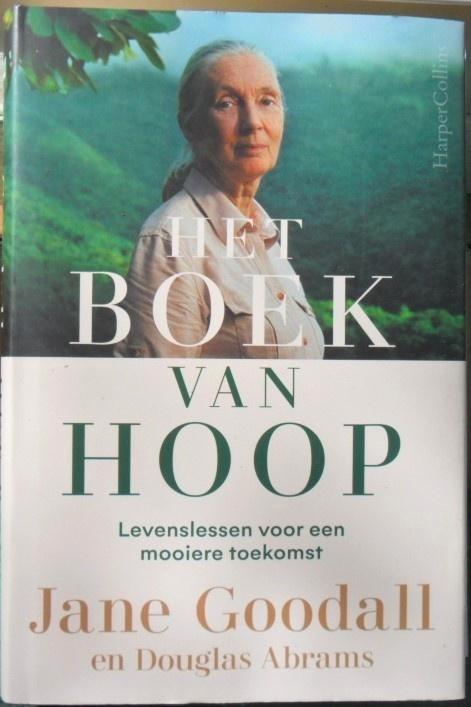 Het boek van hoop, Jane Goodall en Douglas Abrams, Livres, Nature, Comme neuf, Envoi