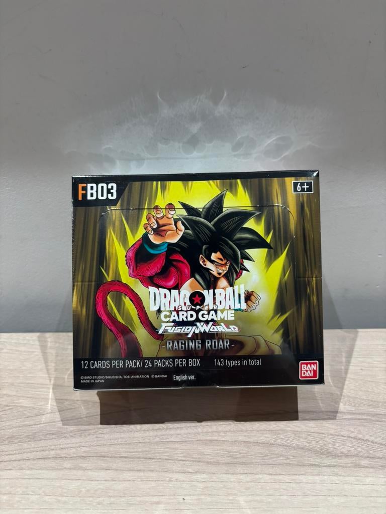 Raging Roar Booster Box Fusion World FB03 Dragon Ball, Hobby en Vrije tijd, Verzamelkaartspellen | Overige, Zo goed als nieuw