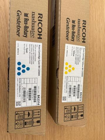 Waste toner + Cartridges Ricoh printer beschikbaar voor biedingen