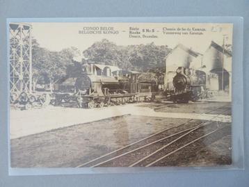 PK Belgian Congo Railway Yzeren Road Katanga Congo Belge, Envoi, Non affranchie, Hors Europe