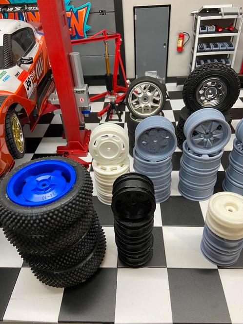 Tamiya kyosho hpi e.a 20 sets velgen 12mm en banden, Hobby en Vrije tijd, Modelbouw | Radiografisch | Auto's, Nieuw, Ophalen of Verzenden