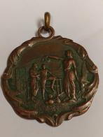 Antieke medaille 1923  brons koper ?, Postzegels en Munten, Ophalen of Verzenden, Brons