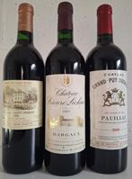 3 Grands vins de Bordeaux Grand cru Classé, Enlèvement, Comme neuf, France, Vin rouge