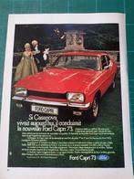 Ford Capri - publicité papier - 1972, Verzamelen, Overige typen, Gebruikt, Ophalen of Verzenden