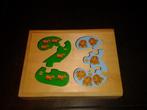 houten puzzel, Ophalen, Zo goed als nieuw, 6 maanden tot 2 jaar, Van hout