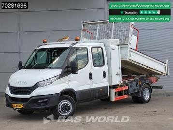 Iveco Daily 70C18 3.0L Kipper Dubbel Cabine Dubbellucht 3,5t beschikbaar voor biedingen