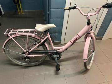 Roze meisjes fiets 24”