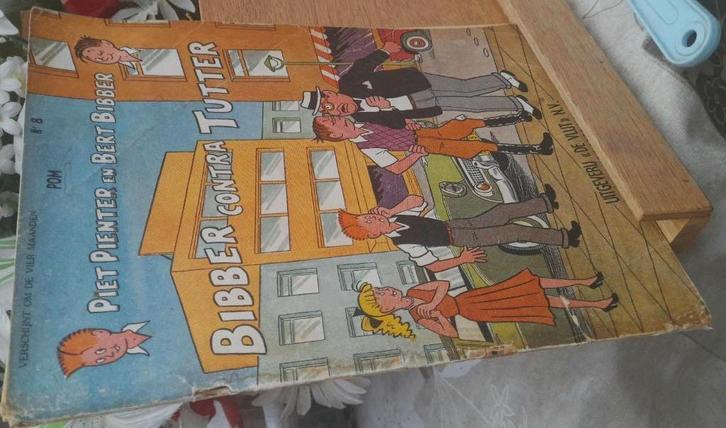 piet pienter en bert bibber nr 8 Bibber contra tutter 1ste d, Boeken, Stripverhalen, Gelezen, Eén stripboek, Verzenden