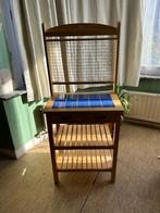 Desserte établi plan de travail bleu carrelage, Ophalen, Gebruikt, Blauw, 50 tot 100 cm