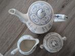 Koffiekan, melkkannetje, suikerpotje. Merk Boch Copenhagen, Ophalen