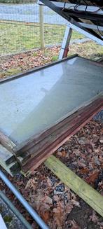 Eenruiters voor koude kas, Ophalen, Glas