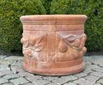 Italiaanse terracotta bloempot - vorstbestendig, Tuin en Terras, Bloempotten, Ophalen, Rond, Terracotta, Tuin