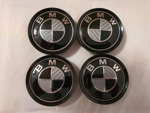 4x Bmw carbon wieldoppen Ø 68mm e60 e61 e39 f20 f10 f11 f30, Auto diversen, Wieldoppen, Nieuw, Ophalen of Verzenden