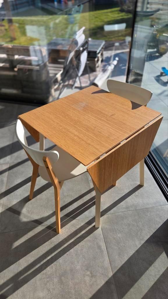 Compacte eettafel bamboe, Huis en Inrichting, Tafels | Eettafels, Ophalen