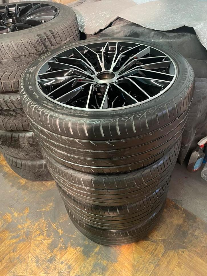 Bmw velgen met banden M+S 18 inch/ breedset/velgen/5x120, Auto-onderdelen, Banden en Velgen, Band(en), 18 inch, Ophalen