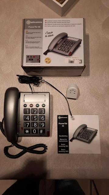 Amplicomms telefoon, powertel 46, Enlèvement, Utilisé