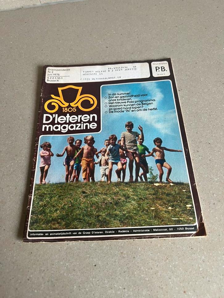 Volkswagen Audi Porsche oude tijdschriften 1975 D'Ieteren, Auto diversen, Overige Auto diversen, Verzenden