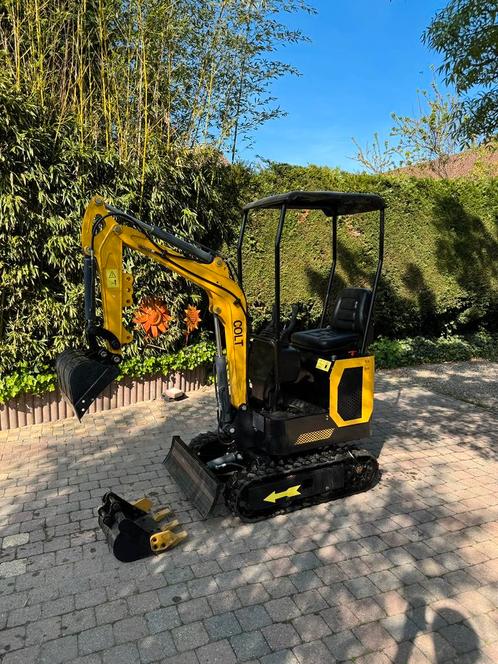 Minigraver in nieuwstaat! Incl. BTW, Zakelijke goederen, Machines en Bouw | Kranen en Graafmachines, Graafmachine, Ophalen