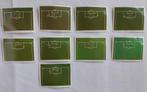 9 cartes chromos de football K.N.V.B. Wavery Prod. Fina 1970, Envoi, Utilisé, Cartes de joueur