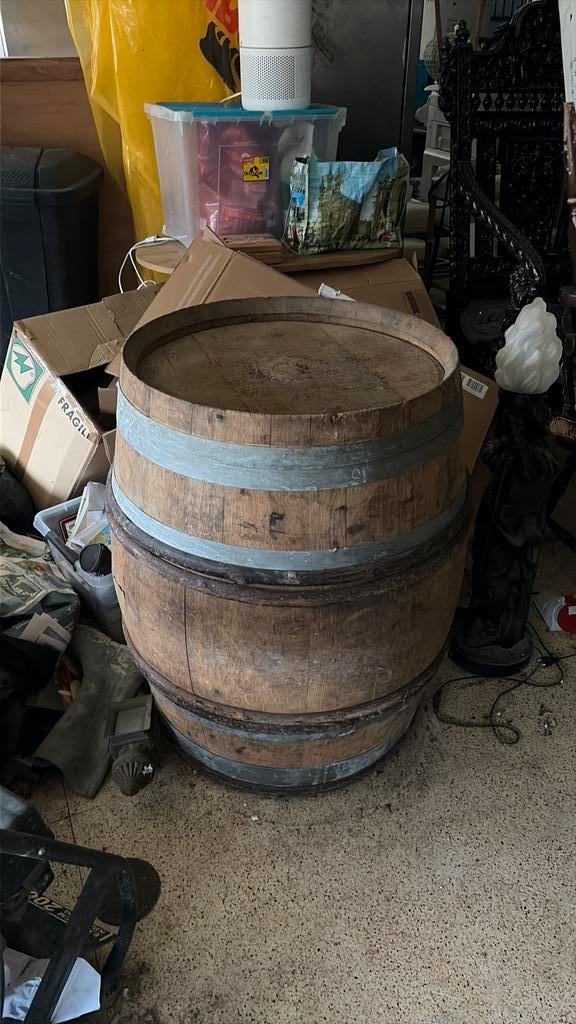 Eiken vaten te koop – prijs per stuk, Tuin en Terras, Regentonnen, Zo goed als nieuw, Ophalen