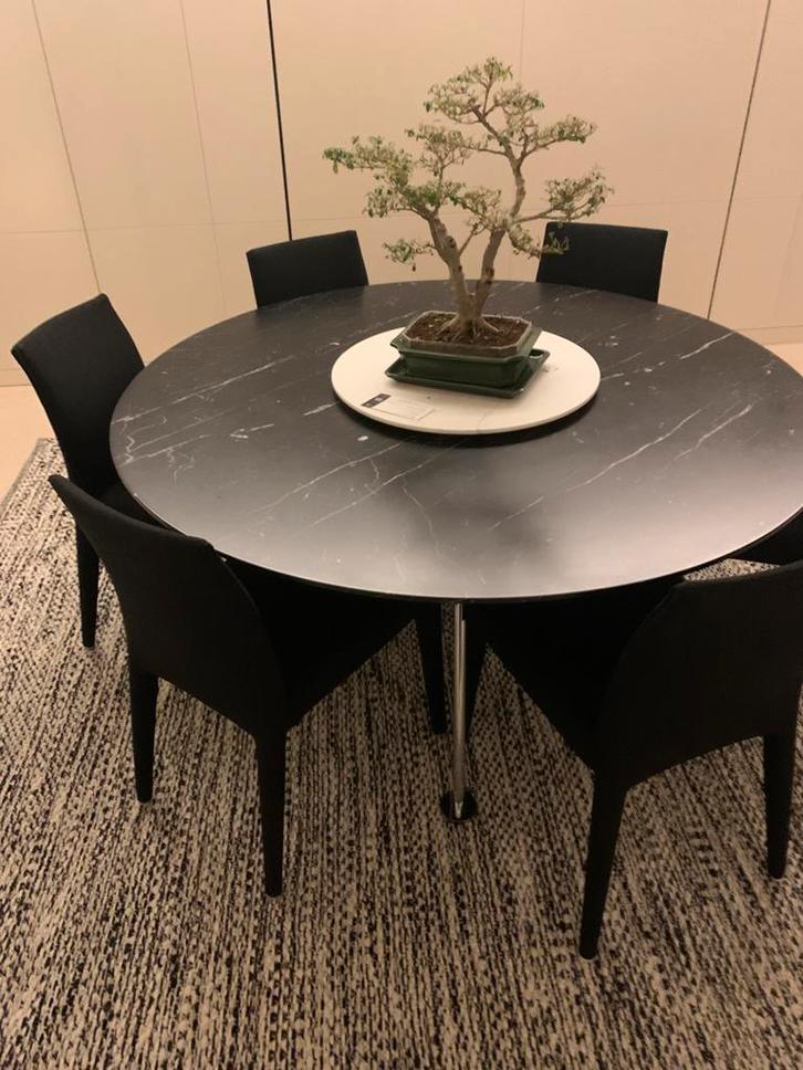 Table ronde en marbre de Knoll Grass Hoper, Maison & Meubles, Tables | Tables de salon, Comme neuf, Enlèvement