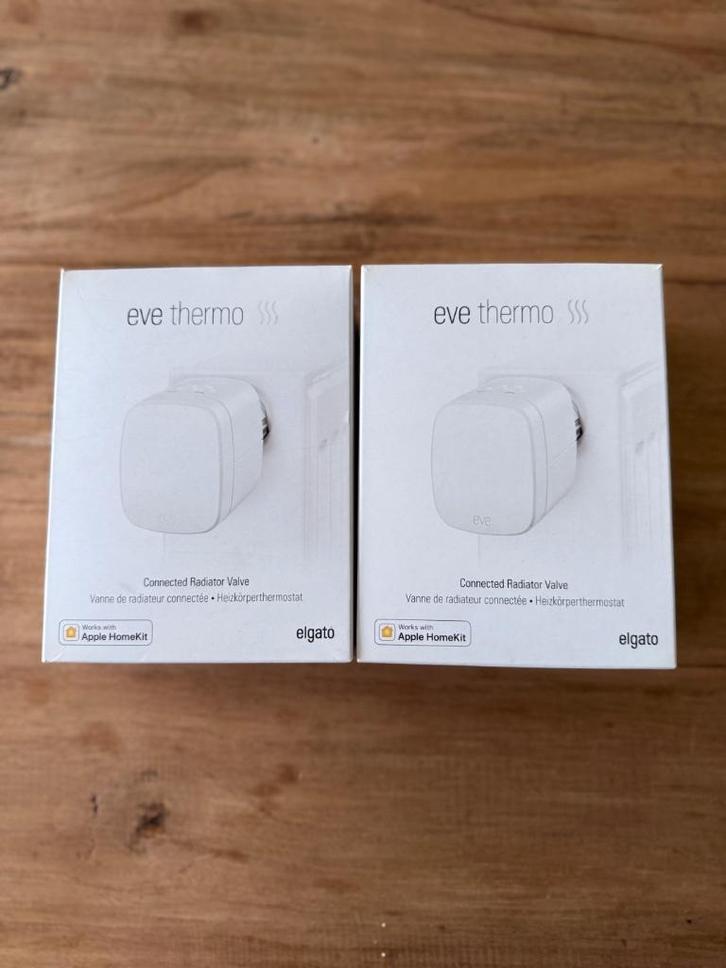 eve Thermo radiatorkranen, Doe-het-zelf en Bouw, Verwarming en Radiatoren, Zo goed als nieuw, Thermostaat, Ophalen of Verzenden