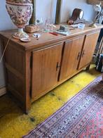 Chêne massif : Dressoir - Table - 4 chaises, Huis en Inrichting, Ophalen, Gebruikt, Eikenhout