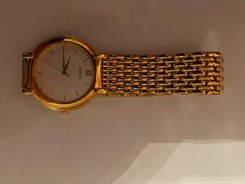 Seiko goudkleurige horloge als nieuw, Enlèvement ou Envoi, Comme neuf, Seiko