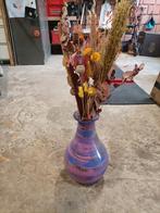 Glazen vaas met bloemen, Ophalen, Zo goed als nieuw