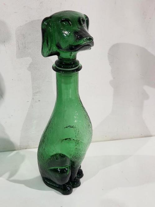 Xl empoli hond , dashond teckel  . 36 m hoogte,  prima staat, Antiek en Kunst, Antiek | Glaswerk en Kristal, Ophalen of Verzenden