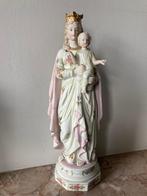 Beeld Maria met Kind in biscuit (36 cm), Ophalen