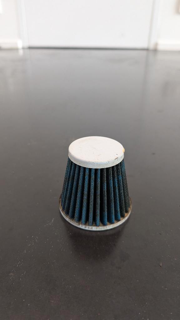 Luchtfilter Dax blauw, Fietsen en Brommers, Brommeronderdelen | Algemeen, Gebruikt, Carburateur, Ophalen of Verzenden