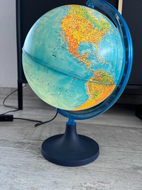 Verlichte Globe – Nova Rico Florence (Made in Italy), Huis en Inrichting, Woonaccessoires | Wereldbollen, Gebruikt, Verlicht, Ophalen of Verzenden