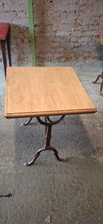 Tafel met ijzer poten total 14 tafel, Antiek en Kunst, Ophalen