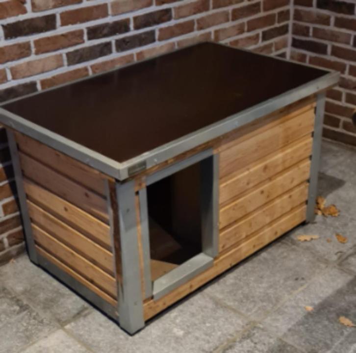 geïsoleerd honden/kattenhok, Dieren en Toebehoren, Hondenhokken, Zo goed als nieuw, Hondenhok, Minder dan 65 cm, 75 tot 110 cm