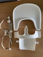 Stokke Tripp Trapp babyset + baby tray wit + harnas, Kinderen en Baby's, Kinderstoelen, Ophalen of Verzenden, Zo goed als nieuw