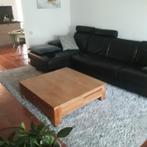 Vol houten salontafel, Huis en Inrichting, Tafels | Salontafels, Ophalen, Zo goed als nieuw, 100 tot 150 cm, 100 tot 150 cm