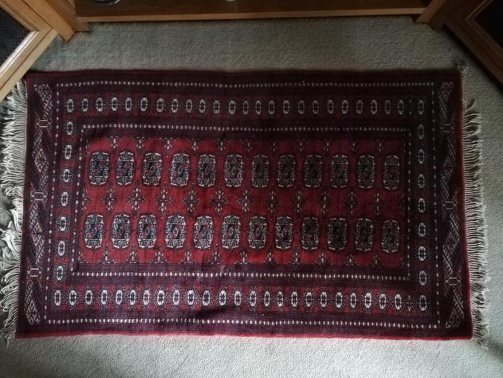 tapijt Bokhara, Huis en Inrichting, Stoffering | Tapijten en Vloerkleden, Gebruikt, 50 tot 100 cm, 150 tot 200 cm, Rechthoekig