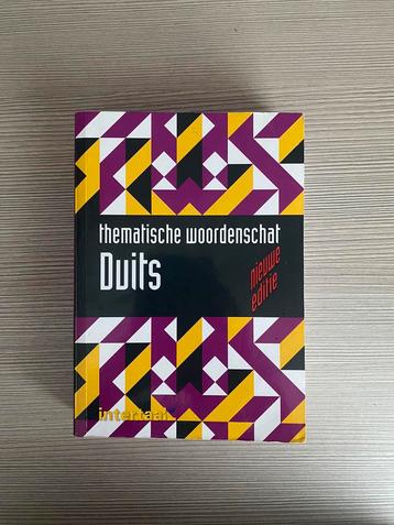 Thematische woordenschat Duits beschikbaar voor biedingen