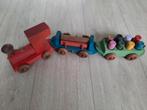Vintage houten trein, Kinderen en Baby's, Speelgoed | Houten speelgoed, Gebruikt, Ophalen of Verzenden, Rij- of Hobbelspeelgoed