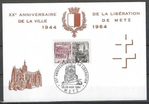 Frankrijk 1964 - Yvert 1410 - Bevrijding van Metz (ST), Postzegels en Munten, Postzegels | Europa | Frankrijk, Gestempeld, Verzenden