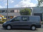 Citroën Jumpy 2.0 HDI DUBBELCABINE LICHTE VRACHT 6 PLAATSEN, Auto's, Stof, Zwart, Citroën, 6 zetels