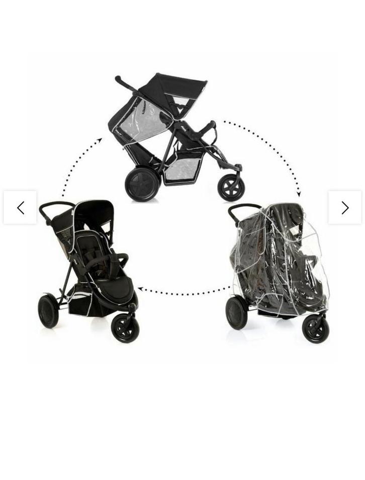 Buggy Hauck Freerider, Kinderen en Baby's, Buggy's, Gebruikt, Regenhoes, Ophalen