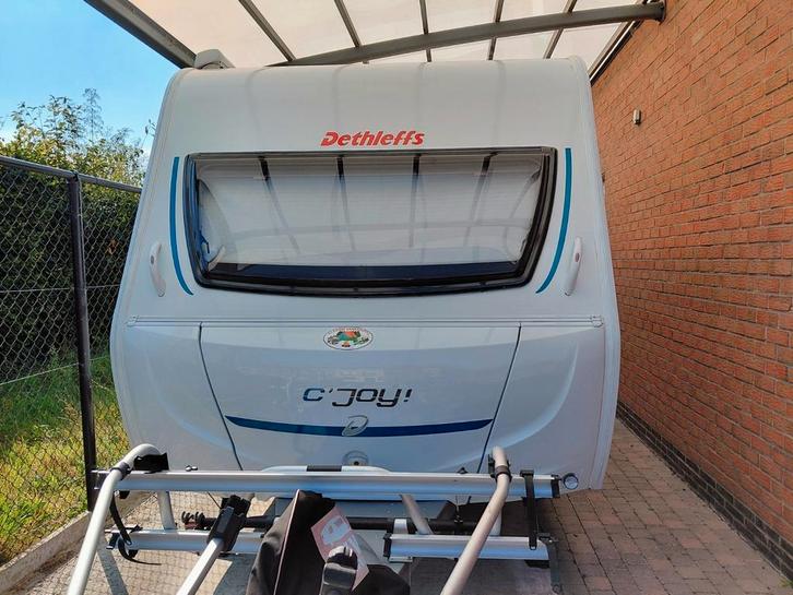 Caravan Dethleffs C'Joy 460 LE 2019, Caravans en Kamperen, Caravans, Particulier, tot en met 4, 1000 - 1250 kg, Standaardzit, Dethleffs