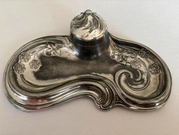 WMF art nouveau inktpot / inktstandaard verzilverd beschikbaar voor biedingen