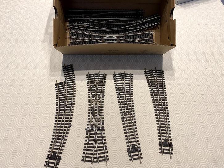 Verschillende treinrails H0, Hobby en Vrije tijd, Modeltreinen | H0, Gebruikt, Rails, Ophalen