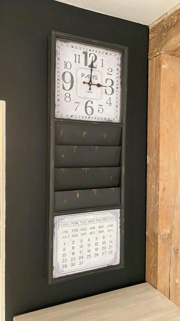 Horloge murale en bois, Maison & Meubles, Accessoires pour la Maison | Horloges, Utilisé, Horloge murale, Enlèvement