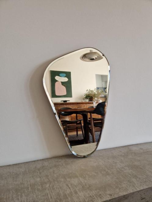 Vintage sixties spiegeltje | retro, Huis en Inrichting, Woonaccessoires | Spiegels, Gebruikt, Minder dan 50 cm, Minder dan 100 cm