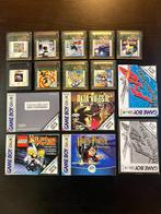 Lot 9 Game Boy Color games en handleidingen, Games en Spelcomputers, Spelcomputers | Nintendo Game Boy, Ophalen of Verzenden, Gebruikt