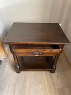 Eiken tafeltje met lade, Antiek en Kunst, Ophalen